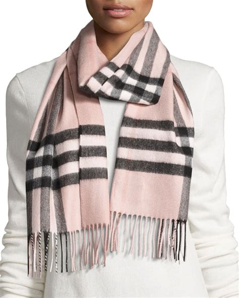 rose burberry scarf|burberry giant check cashmere scarf.